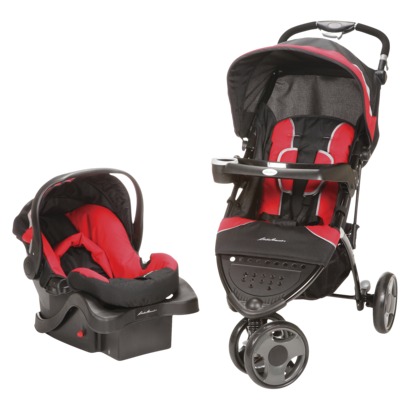 Eddie Bauer Trail Hiker 3 Wheel Travel System car seat stroller