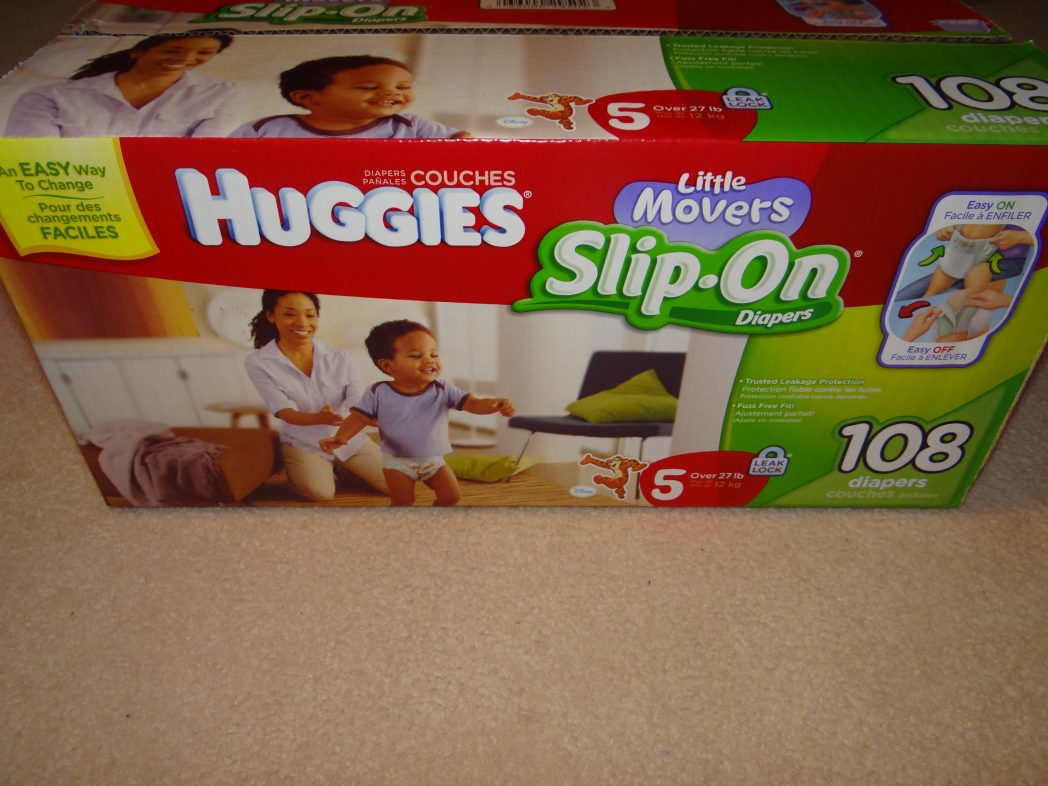 Turning Changing Time Around with Huggies Little Movers Slip-On