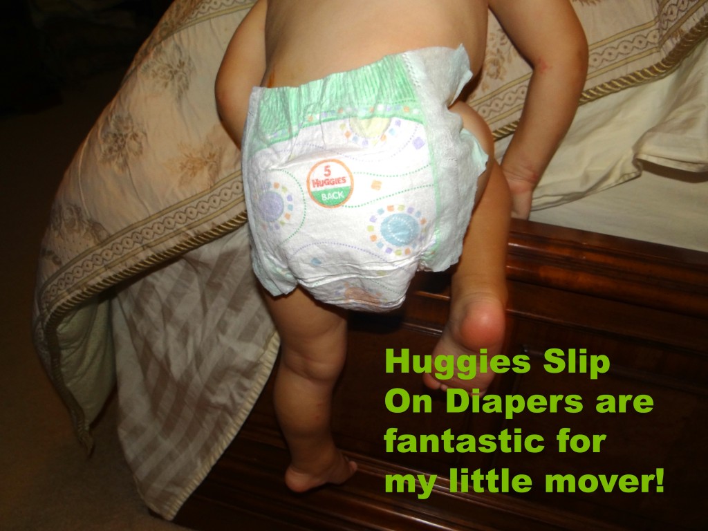 We LOVE the Huggies Slip On Diapers and a $25 Target Gift Card! 
