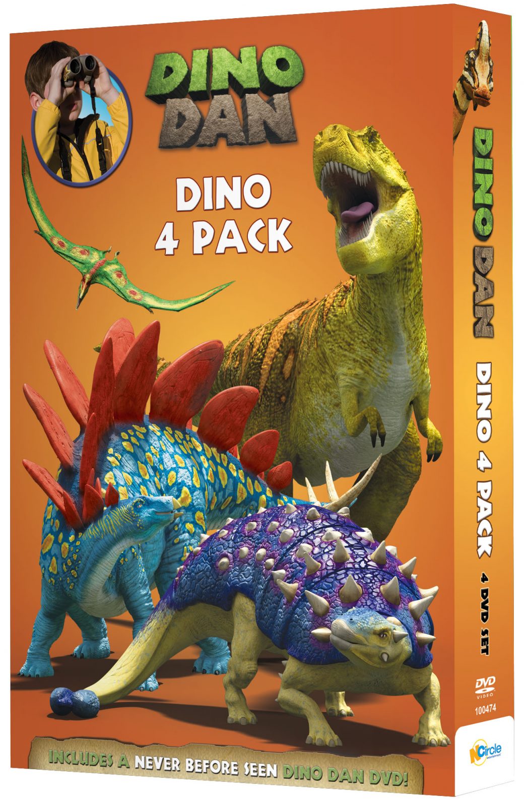 DINO DAN DVD Four Pack Review/Giveaway - The Chronicles