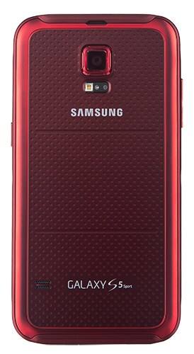 Samsung Galaxy S 5 Sport Cherry Red back low-res(1)