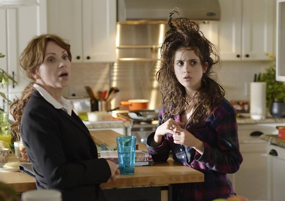 BAD HAIR DAY - Disney Channel viewer favorites Laura Marano ("Austin & Ally") and Leigh-Allyn Baker ("Good Luck Charlie") star in "Bad Hair Day," a buddy comedy about a high school tech-whiz whose prom day abruptly shifts into a wild ride across town, thanks to a down-on-her-luck cop and a jewel thief. Leigh-Allyn Baker also executive-produces this Disney Channel Original Movie, premiering FRIDAY, FEBRUARY 13 (8:00 p.m., ET/PT). (Disney Channel/Phillippe Bosse) LEIGH-ALLYN BAKER, LAURA MARANO