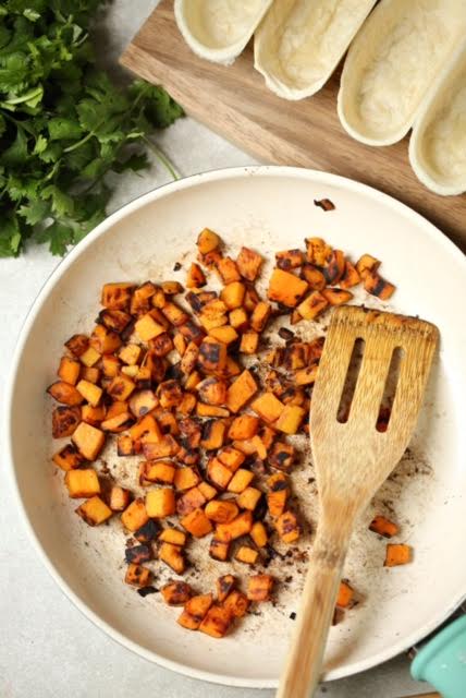 Sweet Potato Taco Boats