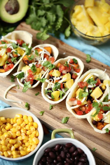 Sweet Potato Taco Boats