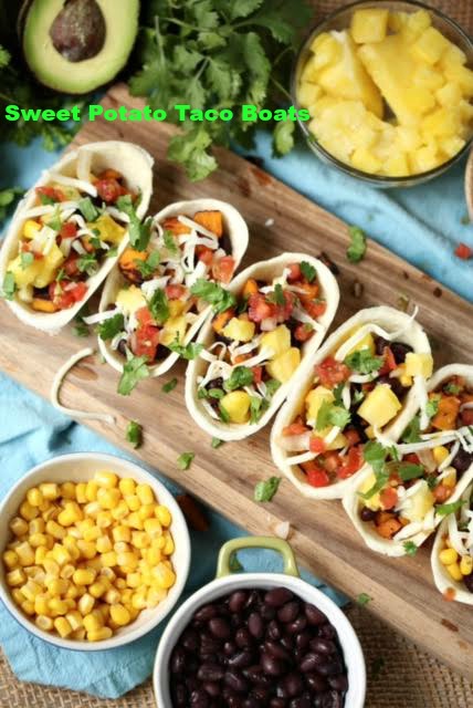 Sweet Potato Taco Boats 