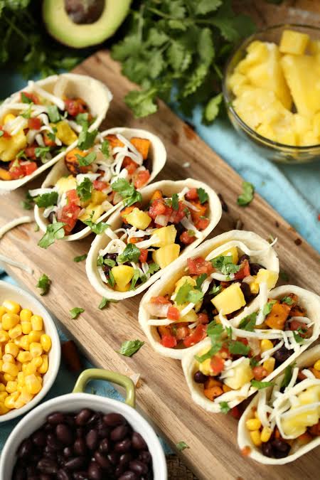 Sweet Potato Taco Boats