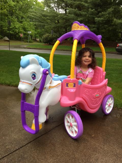 little tikes princess wagon