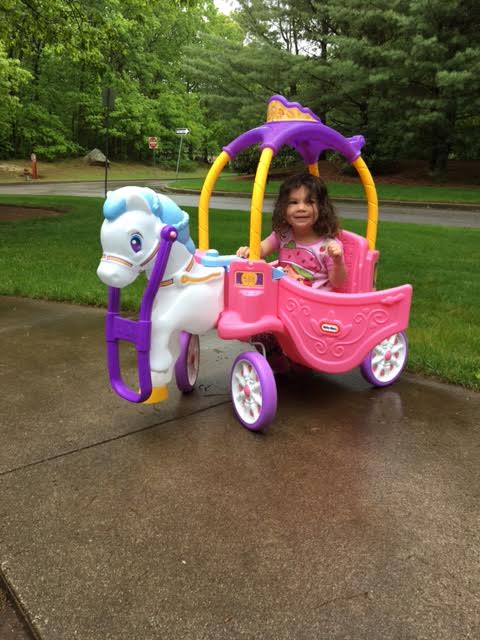 little tikes princess wagon