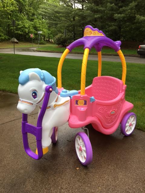 little tikes princess wagon