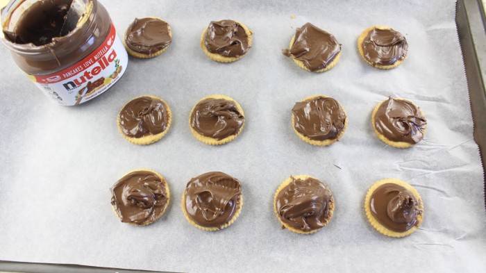 Patriotic Nutella Ritz Smores 