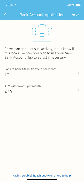 Varo is a great mobile banking app! 