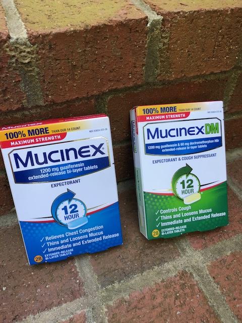 Mucinex is great for the common cold and congestion.