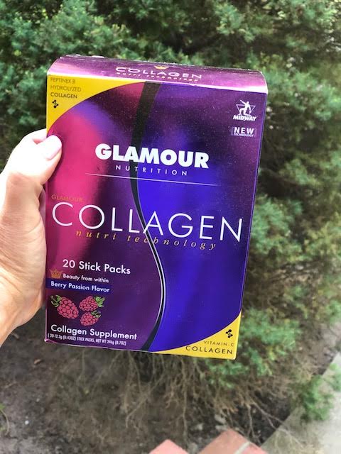 GLAMOUR COLLAGEN helps the skin.