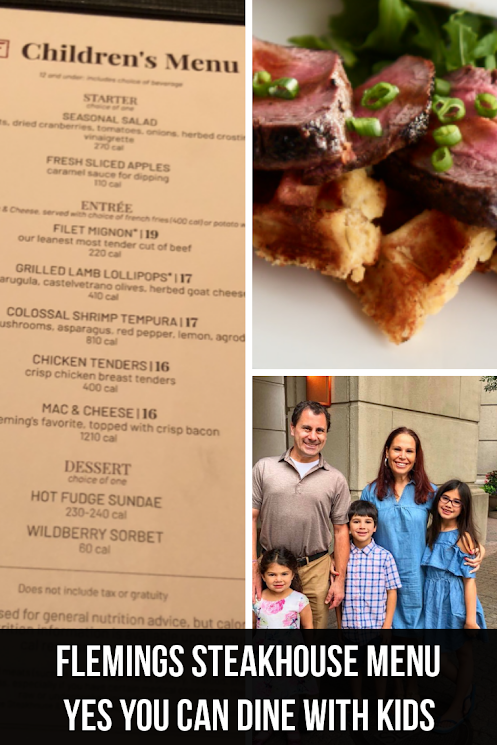 Flemings Steakhouse Family Menu