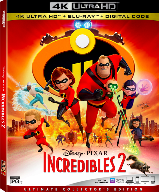 Incredibles 2 on DVD today