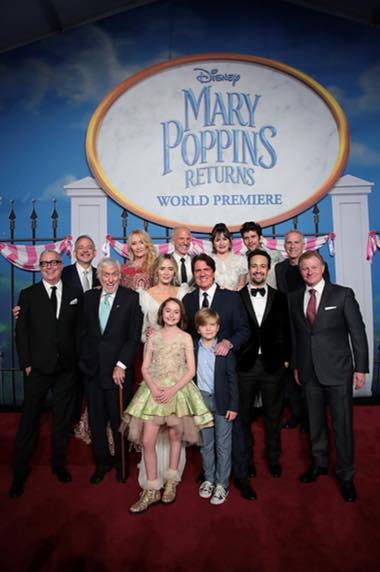 Mary Poppins Returns red carpet