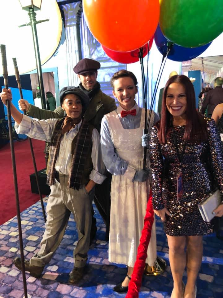 Mary Poppins Returns red carpet