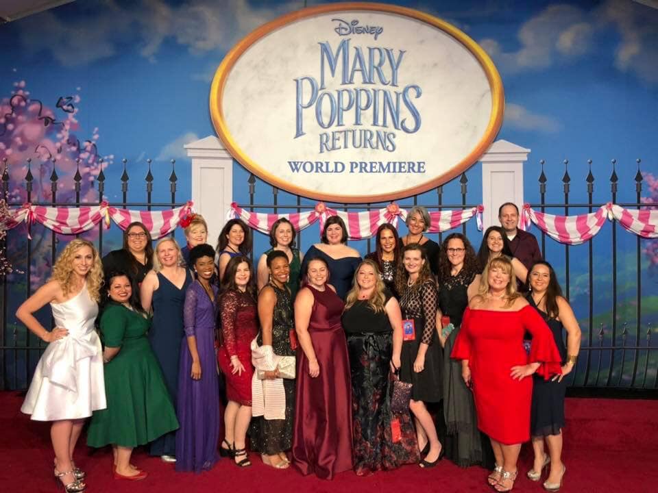 Mary Poppins Returns red carpet