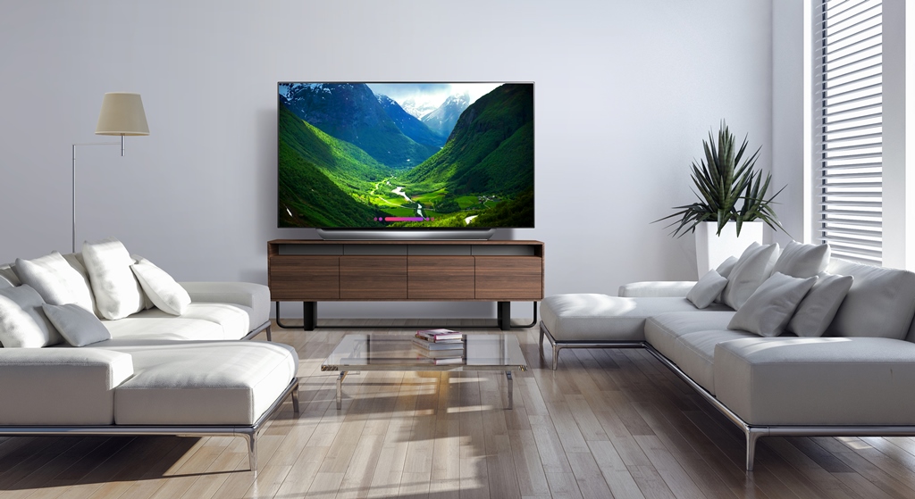 77-inch LG OLED television 