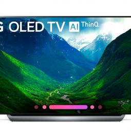 77-inch LG OLED television