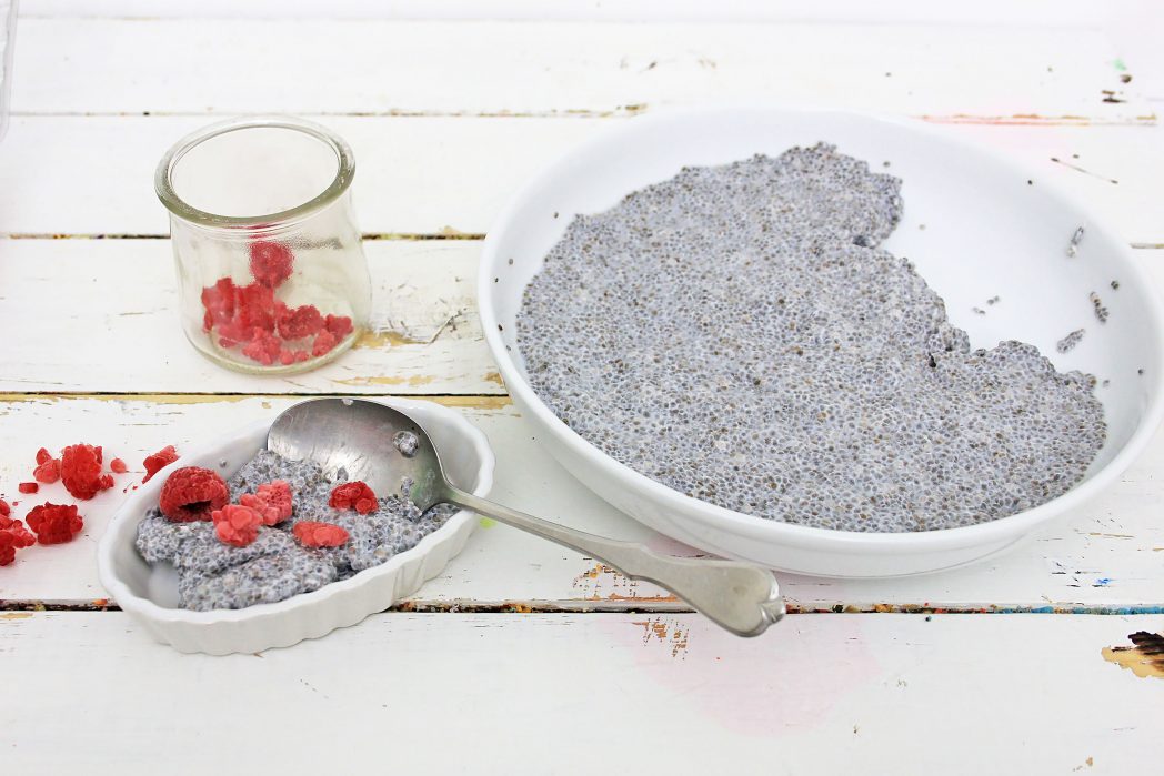 RED, WHITE AND BLUE CHIA PUDDING Recipe