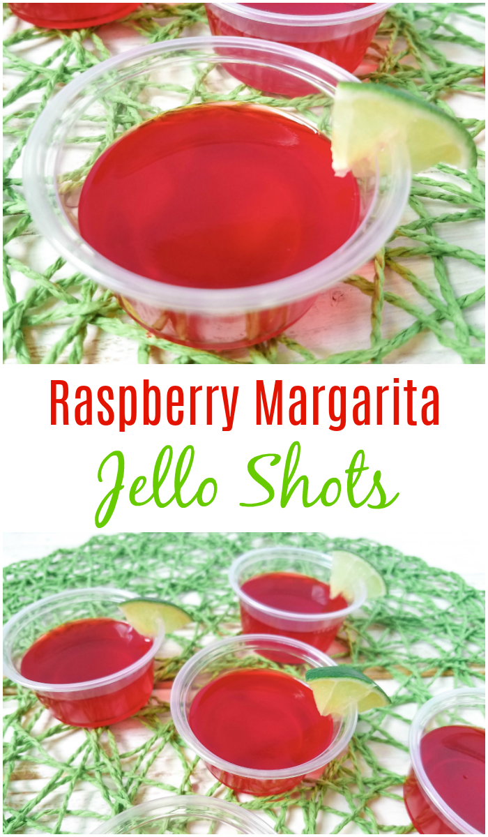 Raspberry Margarita Jello Shots