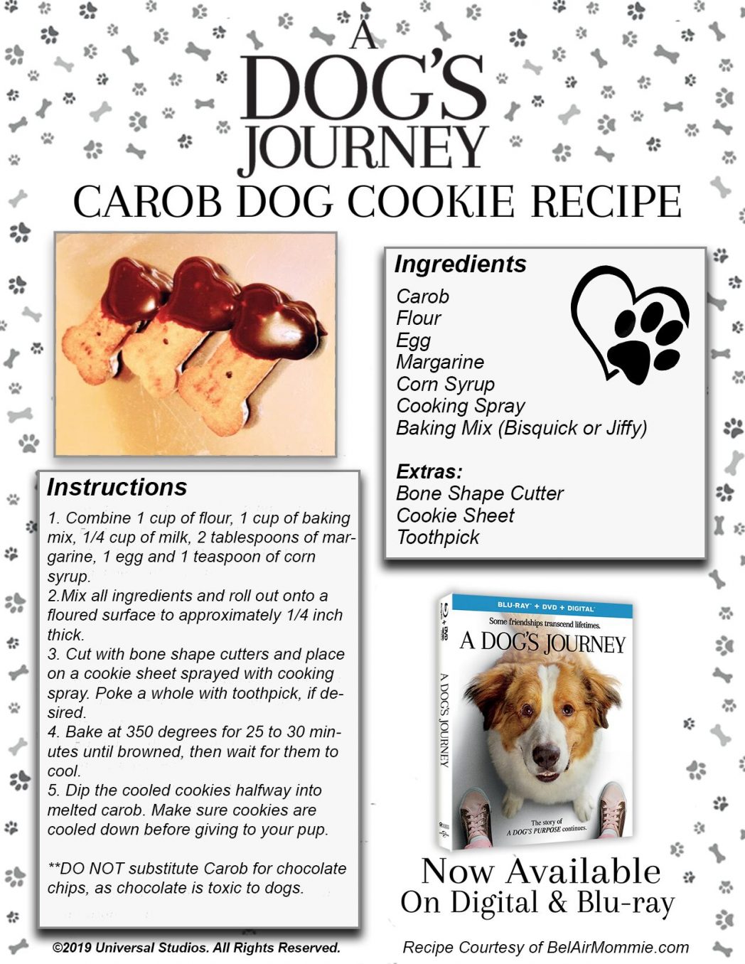 A Dog's Journey Recipe