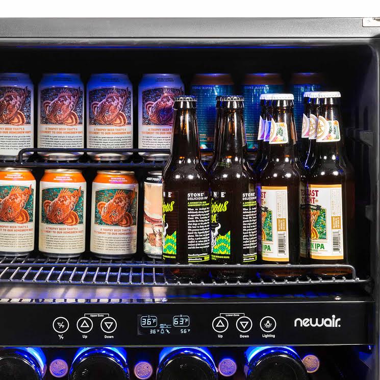  The NewAir 24" Dual Zone Wine & Beverage Fridge