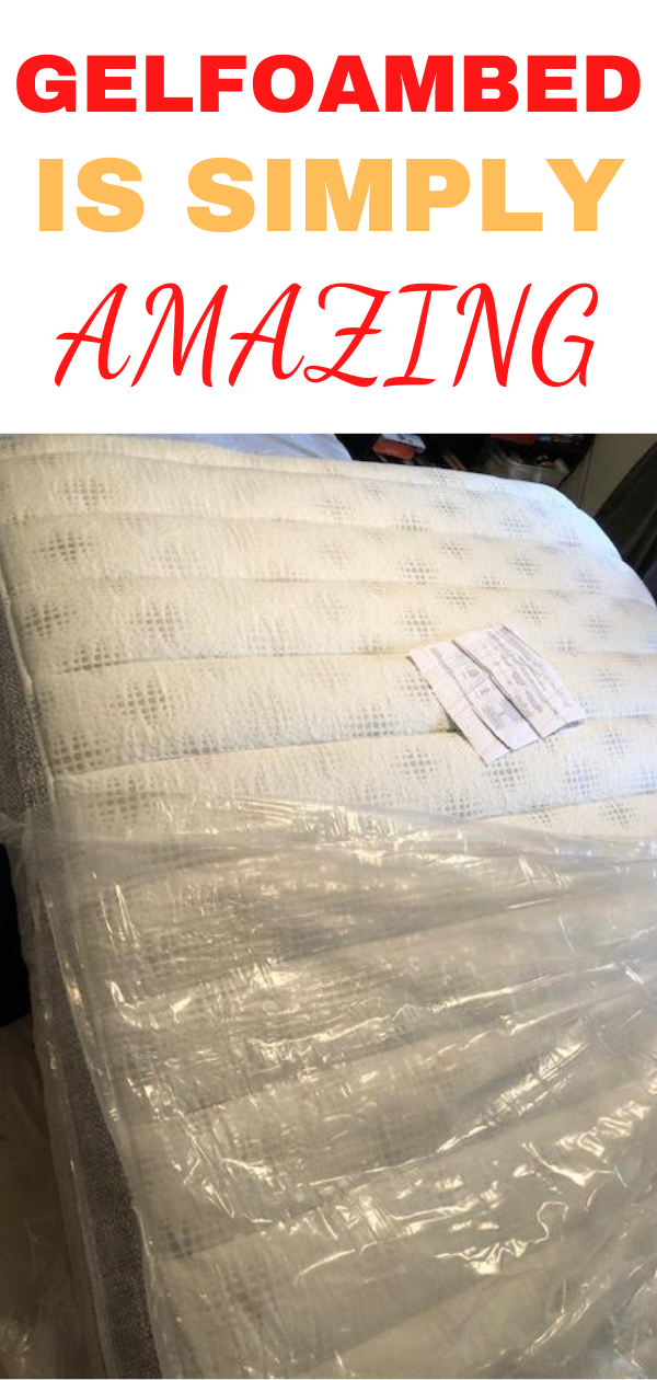 GelFoamBed- Zane is OBSESSED with his new mattress and a $300 off code!