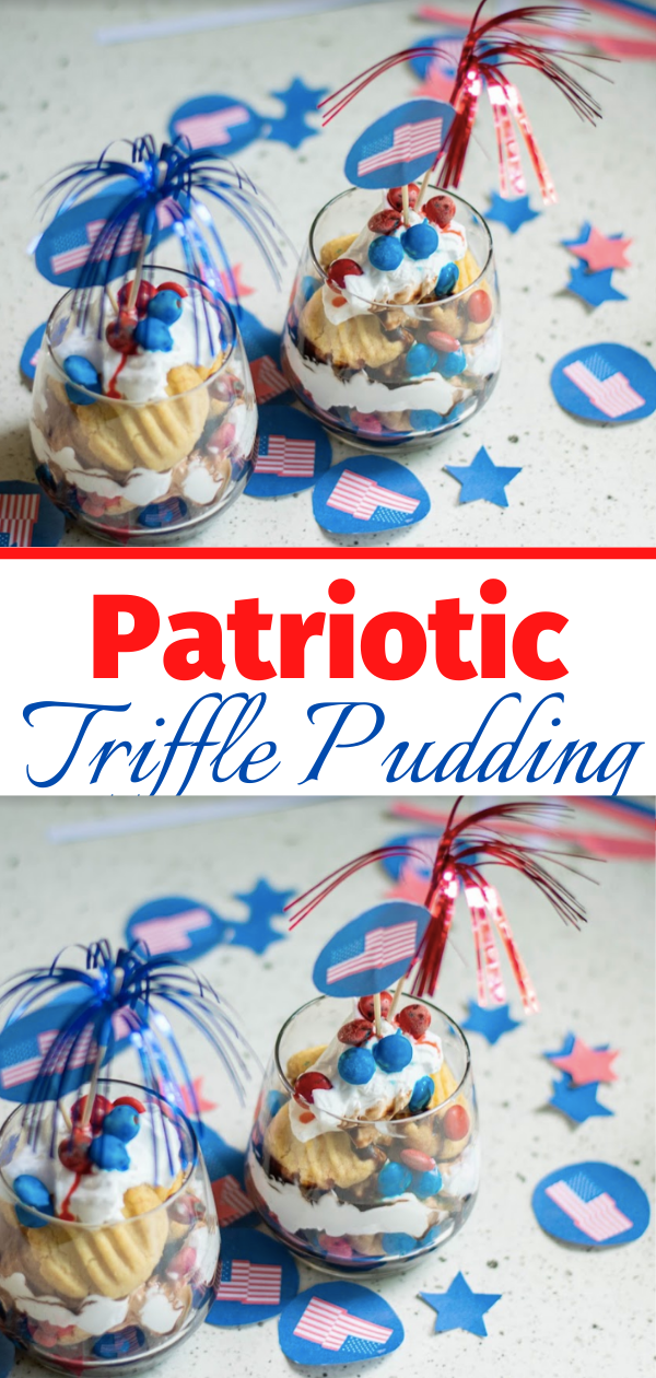 Patriotic Shortbread Trifle Recipe for the 4th of July!