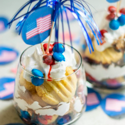 Patriotic Shortbread Trifle Recipe for the 4th of July!