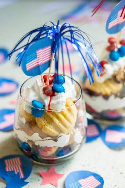 Patriotic Shortbread Trifle Recipe for the 4th of July!