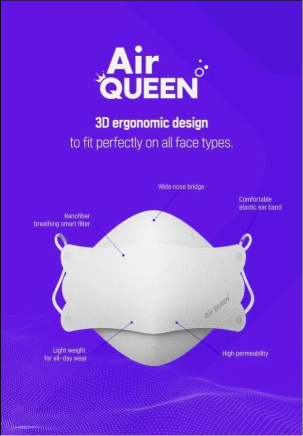 High-Tech Mask Brand AirQueen.Com Is Helping Protect Parents, Children, and First Responders From COVID-19!