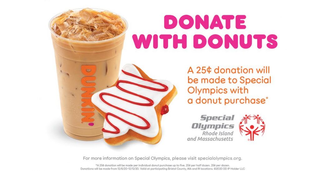 Dunkin' Helps Special Olympics + A Slew of Dunkin Donuts Gift Card