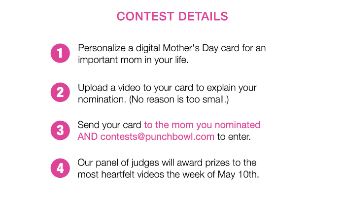 Send Punchbowl Mother's Day Cards! 