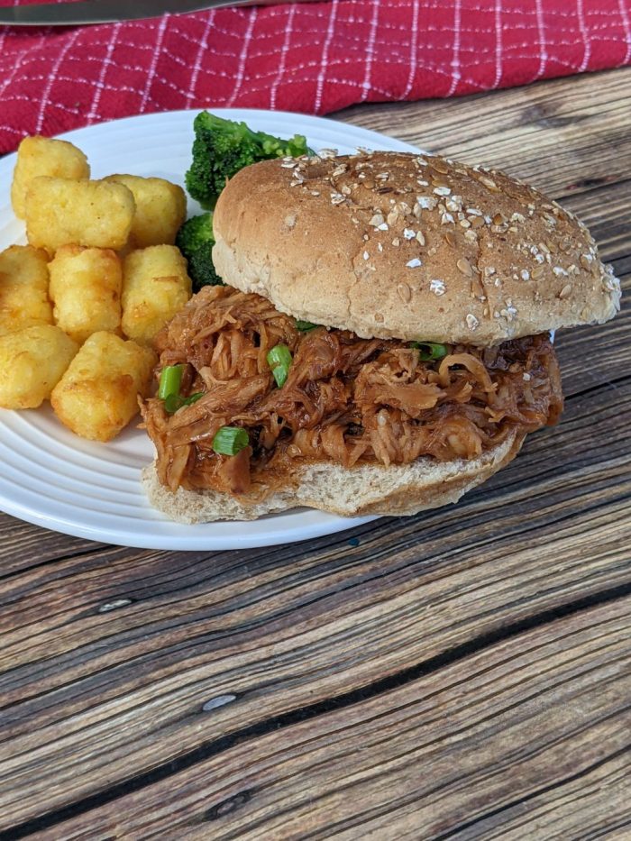 Maple Garlic Shredded Chicken Sandwich Recipe!