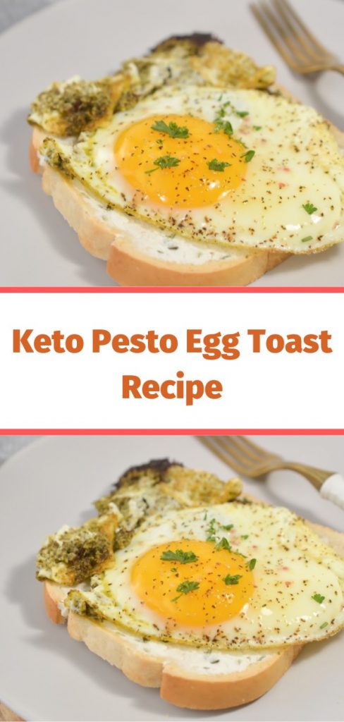 Keto Pesto Egg Toast Recipe- The Best Keto EggLoaf! 