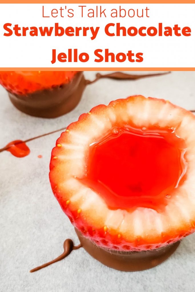Chocolate Covered Strawberry Jello Shots Recipe! 