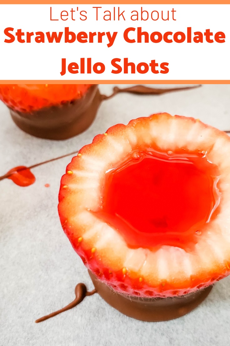 Chocolate Covered Strawberry Jello Shots Recipe! - The Mommyhood Chronicles