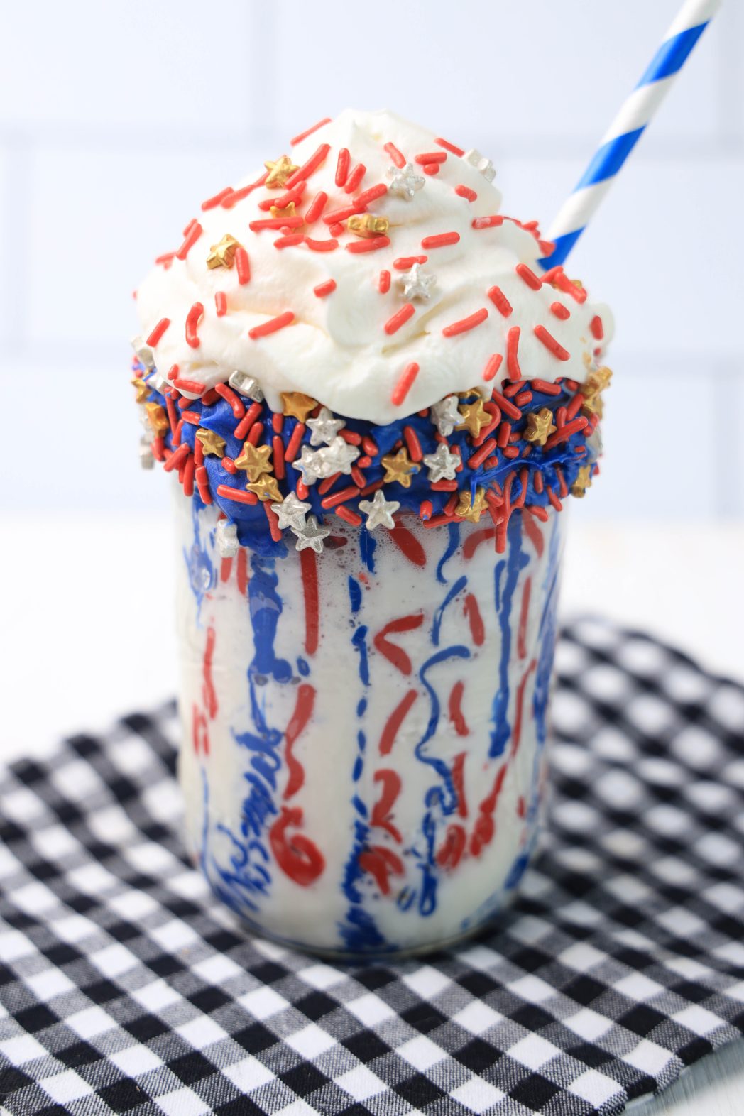 4th of July Delicious Red-White-Blue Shake Recipe!