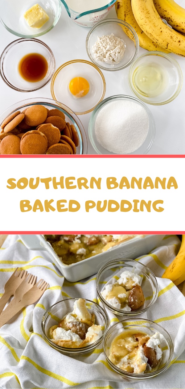Southern Banana Baked Pudding