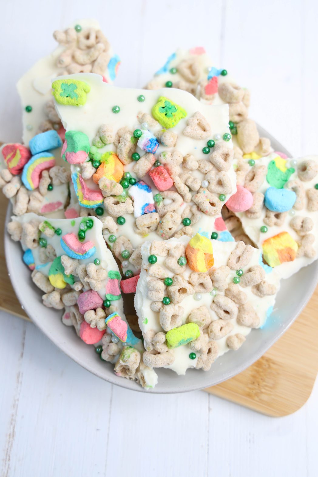 3 Ingredient Lucky Charms Bark - Sally's Baking Addiction