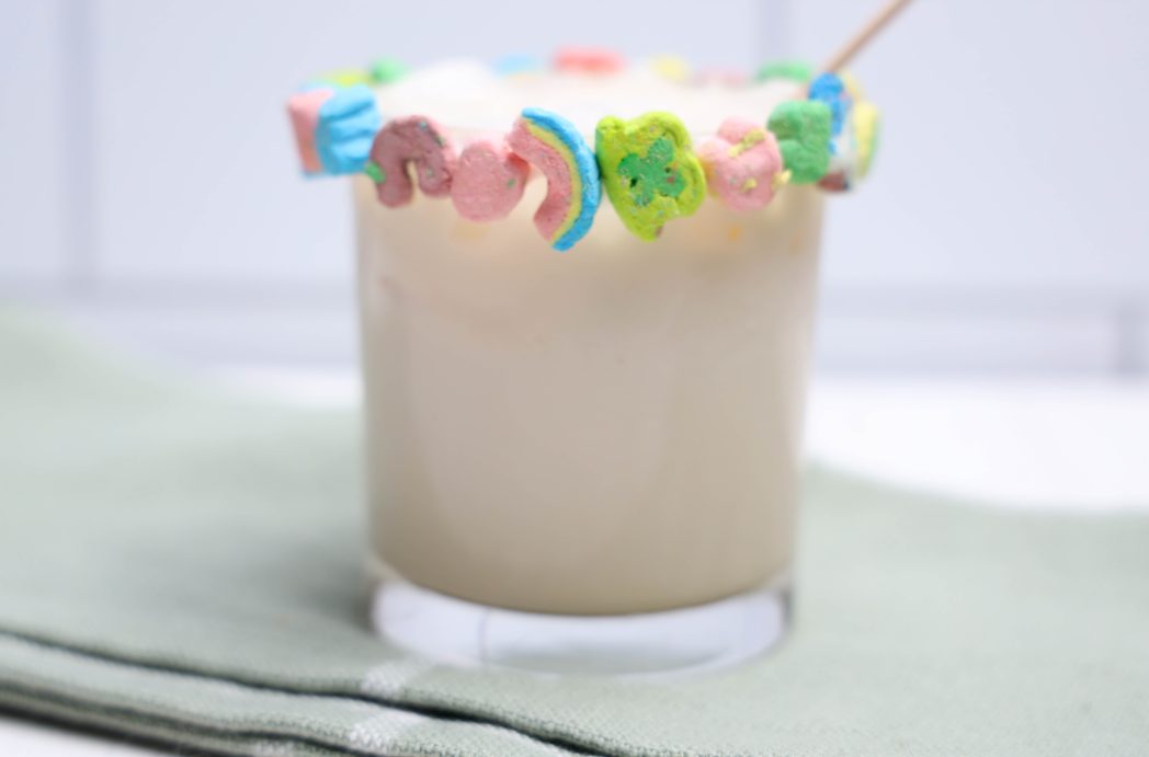 Boozy Lucky Charms Drink
