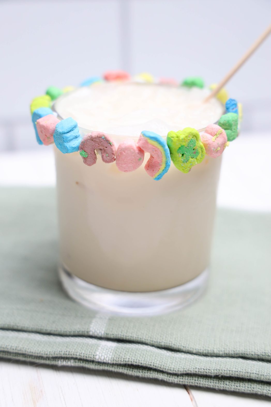 Boozy Lucky Charms Drink
