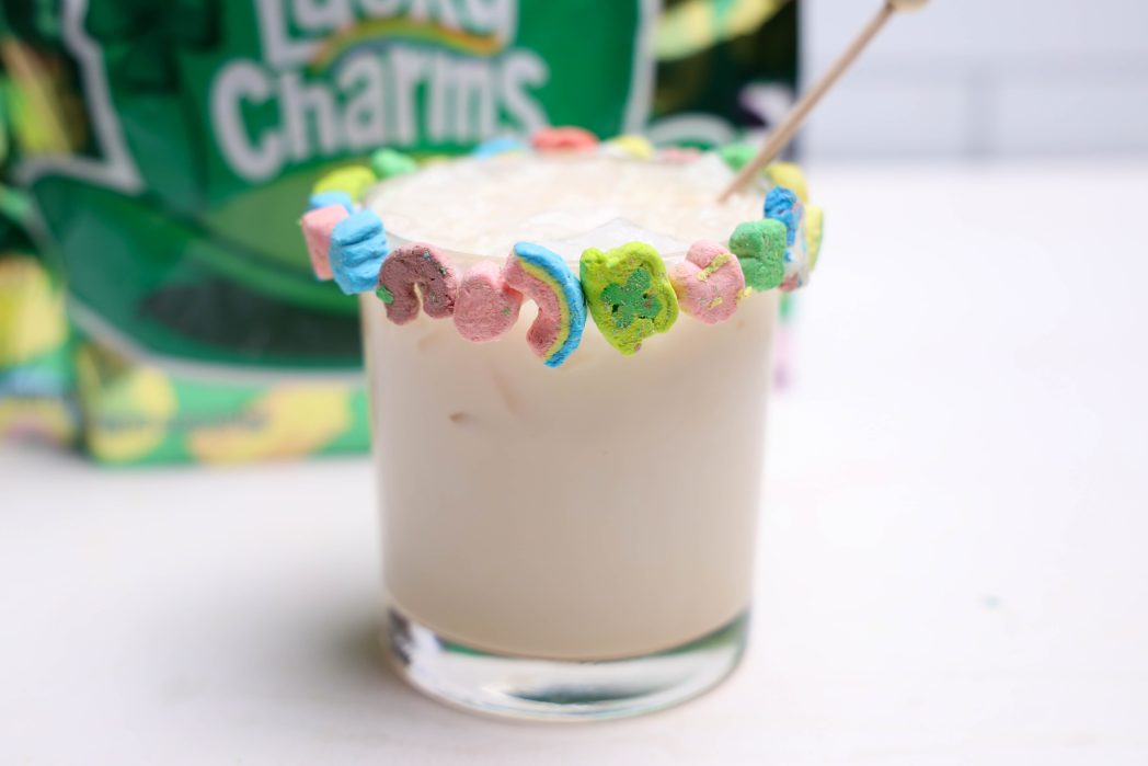 Boozy Lucky Charms Drink