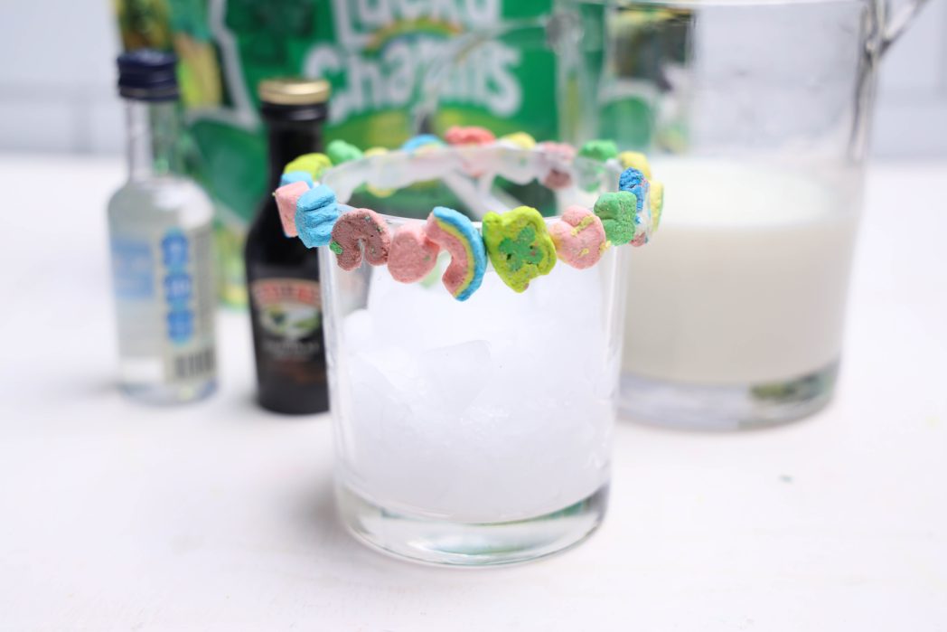Boozy Lucky Charms Drink
