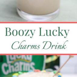 Boozy Lucky Charms Drink