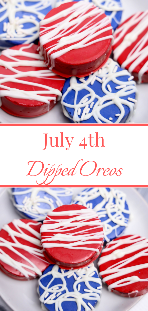 July 4th Dipped Oreos